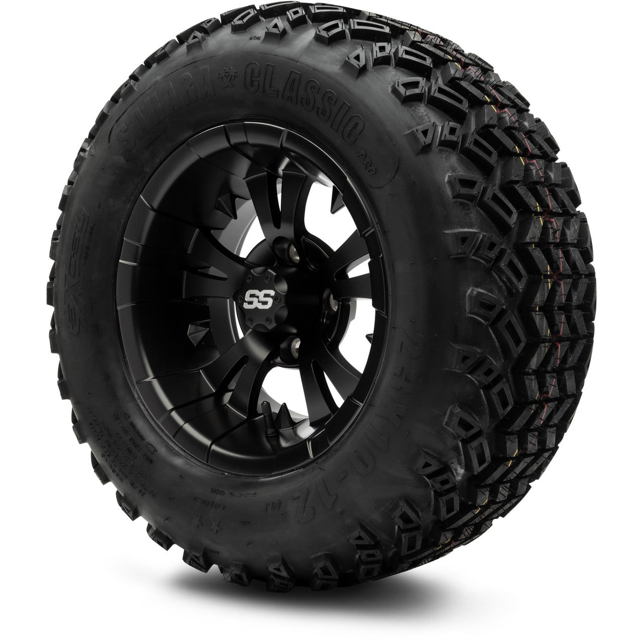 MODZ® 12" Vampire Matte Black Wheels & Off-Road Tires Combo
