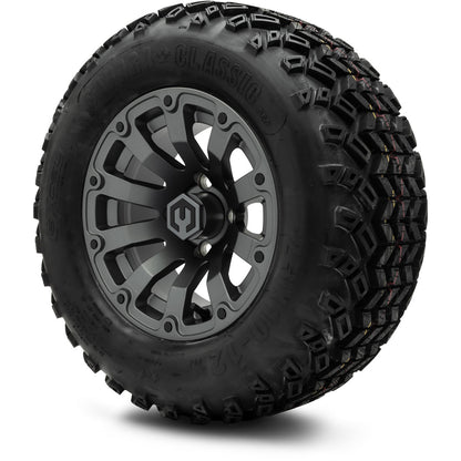 MODZ® 12" Bomber Matte Gunmetal Wheels & Off-Road Tires Combo