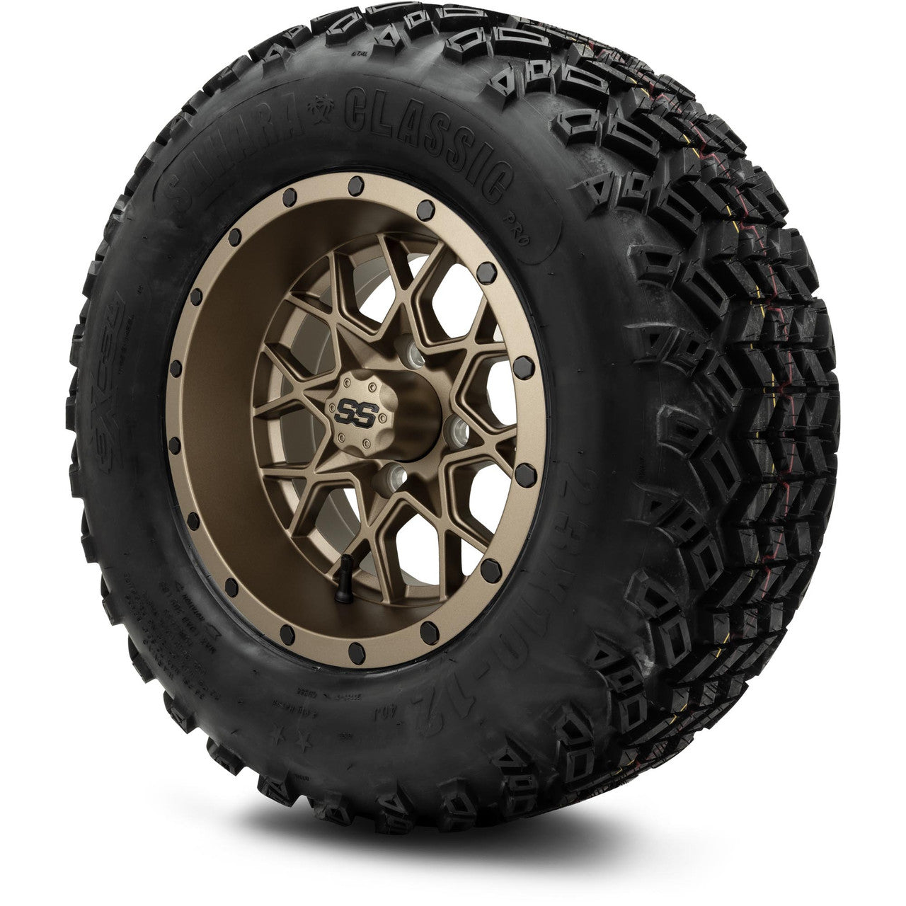 MODZ® 12" Vortex Matte Bronze Wheels & Off-Road Tires Combo