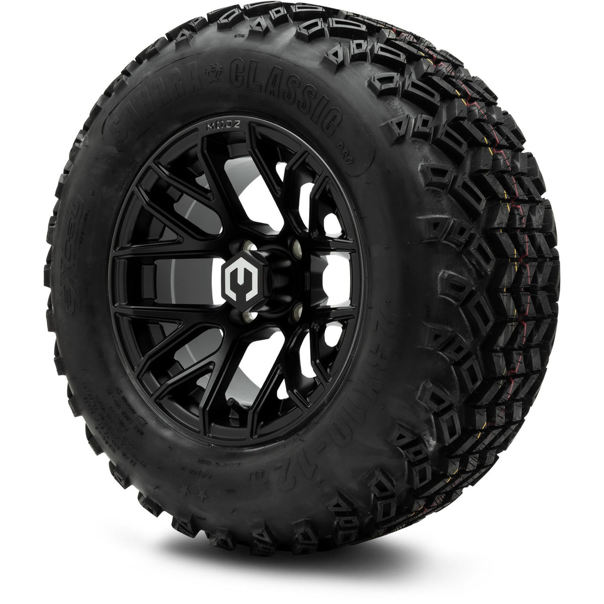 MODZ® 12" Matrix Matte Black Wheels & Off-Road Tires Combo