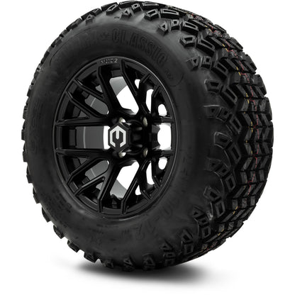 MODZ® 12" Matrix Matte Black Wheels & Off-Road Tires Combo