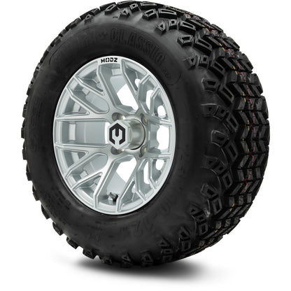 MODZ® 12" Matrix Silver Wheels & Off-Road Tires Combo