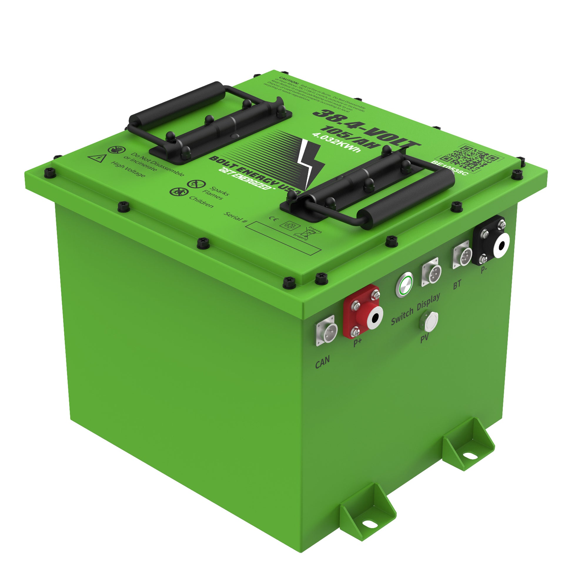 Bolt Energy 38V 105AH Lithium Battery
