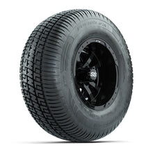 GTW Storm Trooper Black 10 in Wheels with 20in Fusion Street Tires - Set of 4