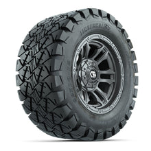GTW® Shogun Gunmetal 12 in Wheels with 22x10-12 Timberwolf All-Terrain Tires - Full Set