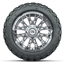 GTW Stellar Chrome 14 in Wheels with 22X10-14 Timberwolf All-Terrain Tires – Full Set