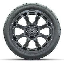 GTW Raven Matte Gray/Ball Mill 14 in Wheels with 225/30-14 Mamba Street Tires – Full Set