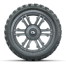 GTW® Shogun Gunmetal 15 in Wheels with 23x10-R15 Nomad Steel Belted Radial All-Terrain Tires – Full Set