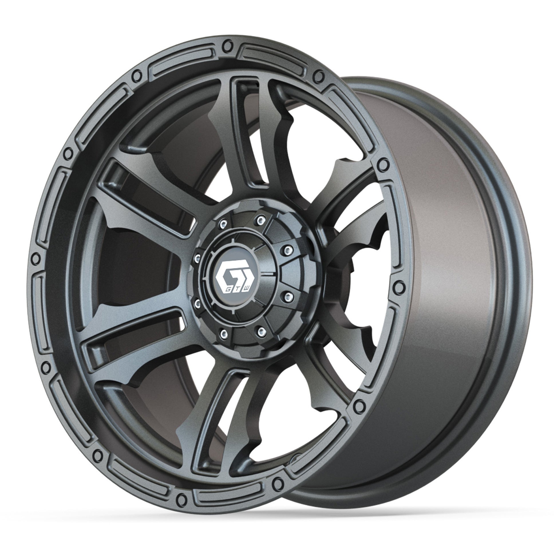 14″ GTW® Shogun Gloss Gunmetal Wheel