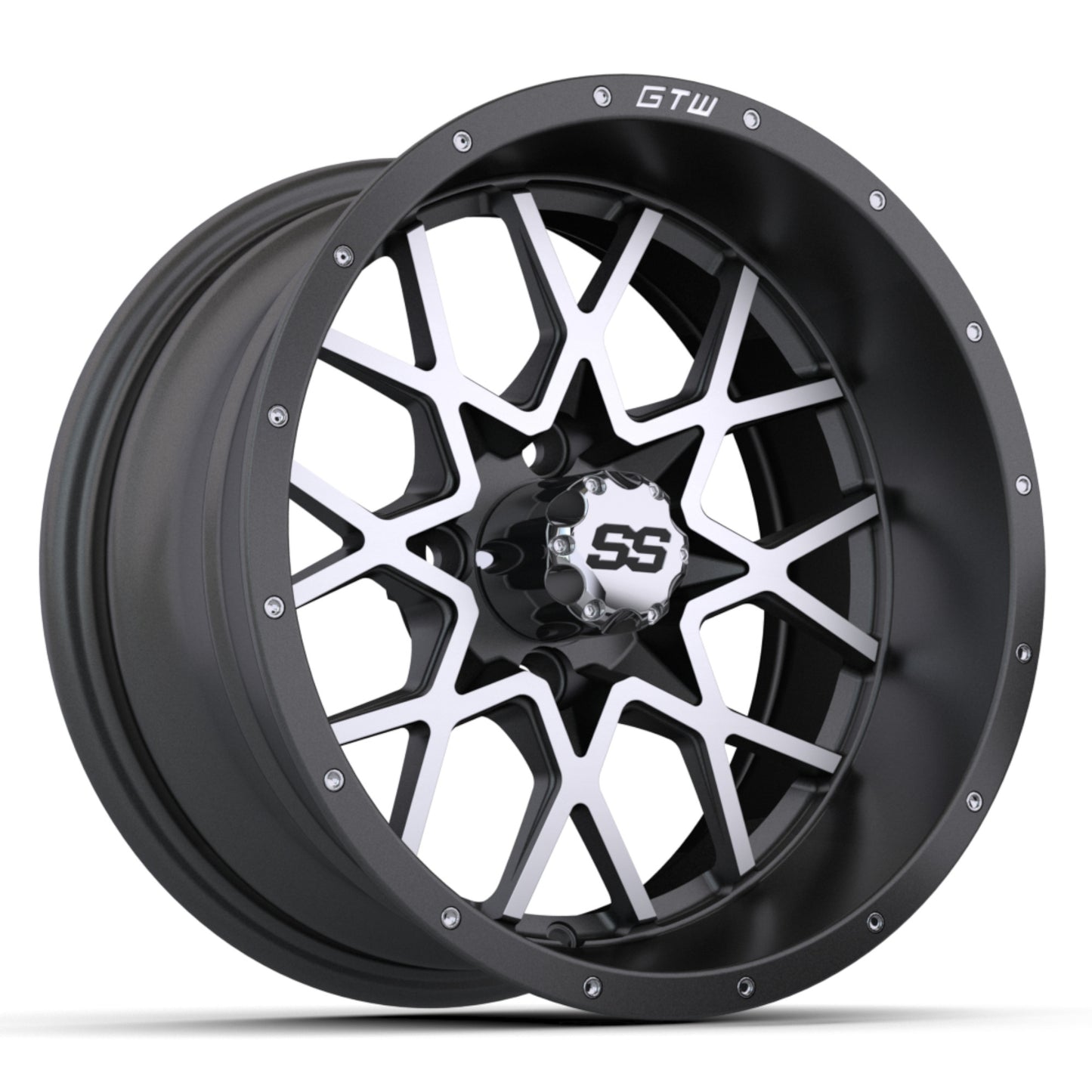 GTW® 14″ Vortex Wheel – Matte Grey/Machined