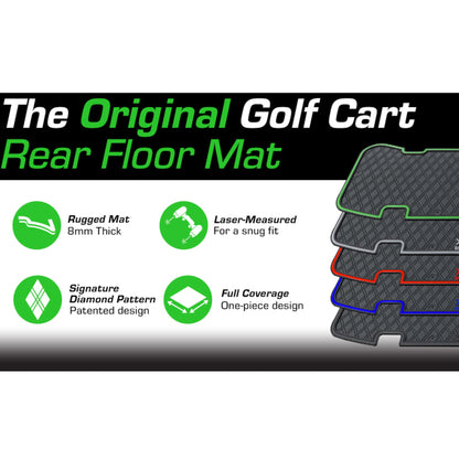 Xtreme Floor Mats for Bintelli and Atlas Rear Seat Mat - Black/Blue