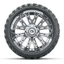Set of (4) 15 in GTW® Stellar Chrome Wheels with 23x10-R15 Nomad All-Terrain Tires
