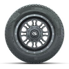 GTW Volt Gunmetal/Machined 12 in Wheels with 215/50-R12 Fusion S/R Street Tires - Full Set