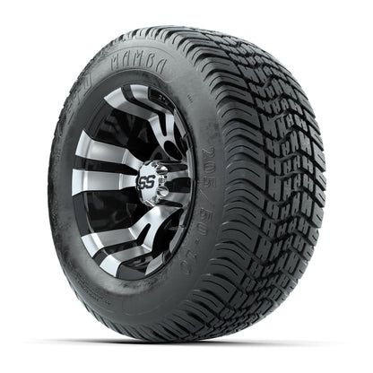 Set of (4) 10 in GTW Vampire Wheels with 205/50-10 GTW Mamba Street Tires