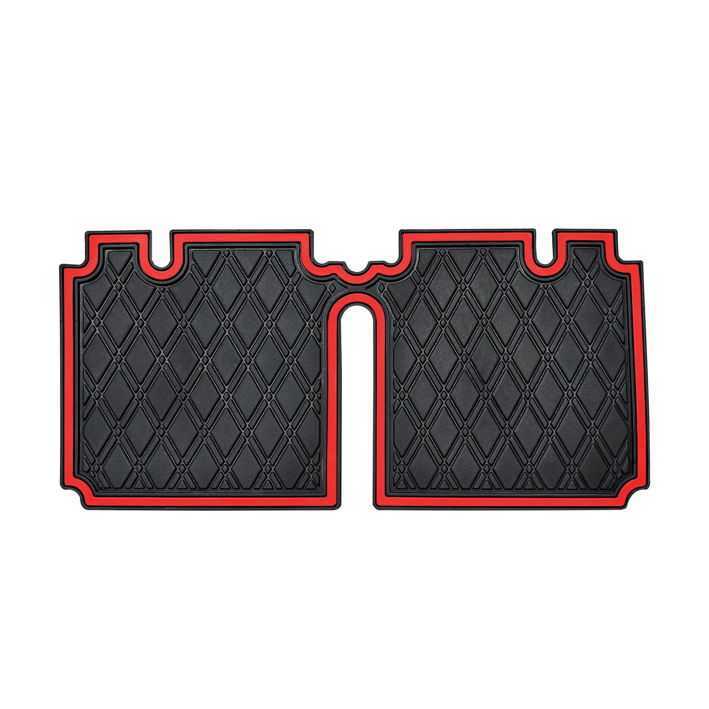 Xtreme Bag Well Mats for EZGO TXT - Black/Red