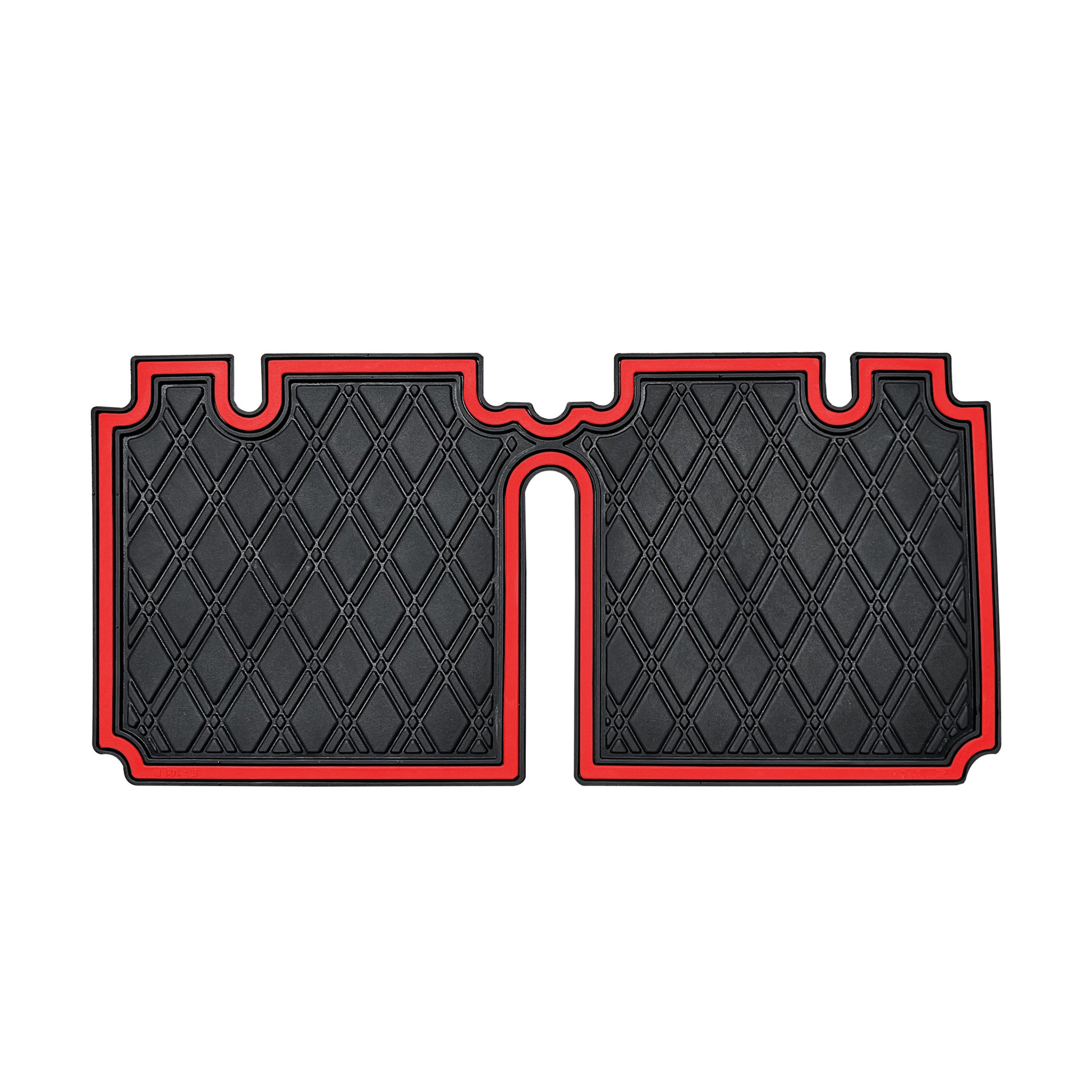 Xtreme Bag Well Mats for EZGO TXT - Black/Red