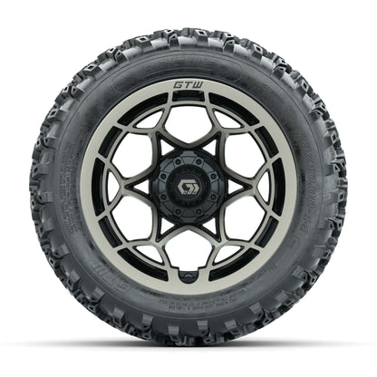 GTW® Nexus Black/Bronze 14 in Wheels with 23X10.00-14 Rogue All-Terrain Tires – Full Set
