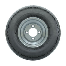 8" GTW® Topspin Tire & Silver Steel Wheel Assembly
