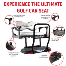 Yamaha Drive2 MadJax® Genesis 300 Rear Seat with Deluxe Black Seat Cushions (Years 2017-Up)