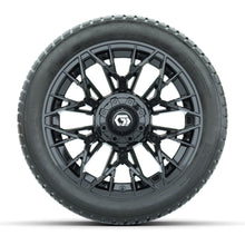 GTW® Stellar Black 14 in Wheels with 205/30-R14 Fusion Street Tires - Full Set