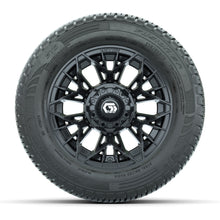 Set of (4) 12 in GTW® Stellar Black Wheels with 215/50-R12 Fusion S/R Street Tires
