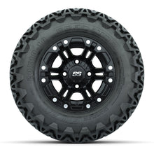 Specter Matte Black Wheels and A-T Tires - 10 Inch