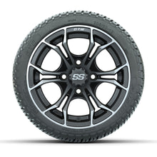 Set of (4) 12 in GTW Spyder Wheels with 205/30-12 GTW Fusion Street Tires