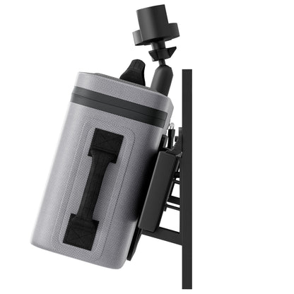CADDYBARTM with One Tray, One Mobile Device Holder, One Cooler, and One Oversized Cup Holder Bundle