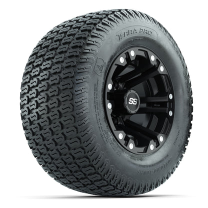 GTW Specter Matte Black 10 in Wheels with 20x10-10 S-Pattern Terra Pro Street Tires – Full Set