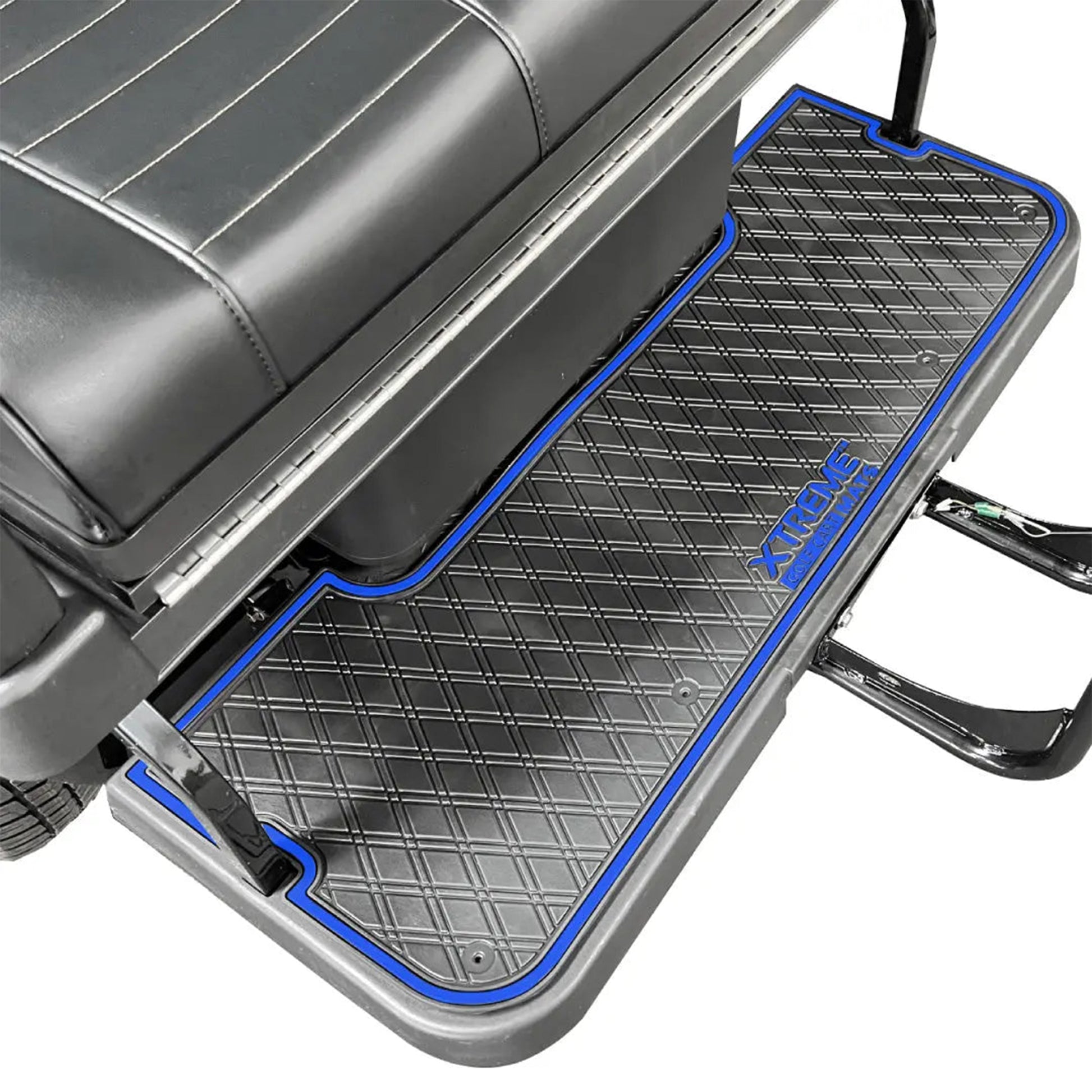 Xtreme Floor Mats for Evolution Classic Pro, Plus 4 Rear Seat Mat - Black/Blue