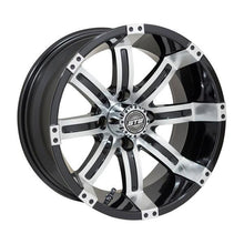 14'' GTW® Tempest Black with Machined Accents Wheel (3:4 Offset)