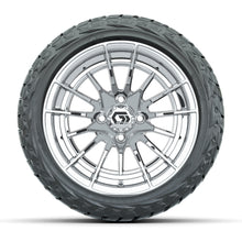 GTW Boost Chrome 14 in Wheels with 23x10.00-R14 Maverick All-Terrain Tires – Full Set