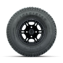 GTW Spyder Matte Black 10 in Wheels with 205/65-10 Kenda Load Star Street Tires – Full Set