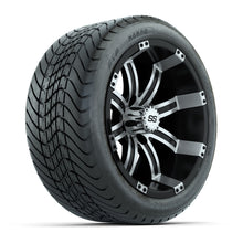Set of (4) 14 inch GTW Tempest Machined/Black Wheels with GTW Mamba Street Tires