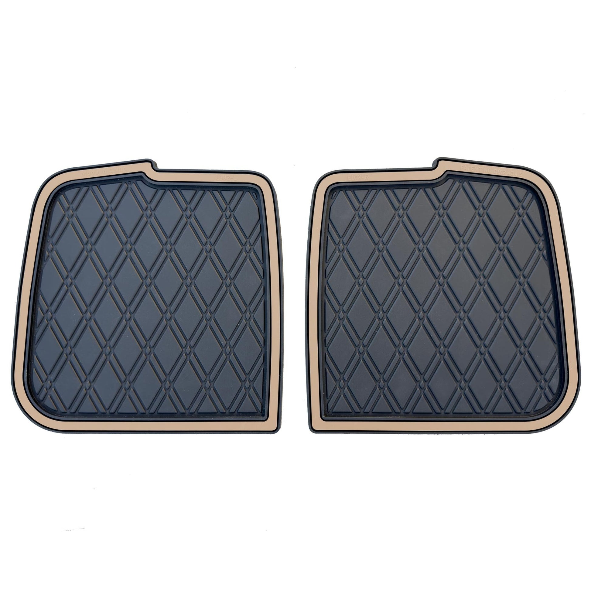 Xtreme Bag Well Mats for Club Car Precedent & Onward - Black/White