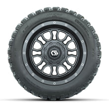 GTW® Volt Gunmetal 12 in Wheels with 20X10-12 Nomad Steel Belt Radial All-Terrain Tires – Full Set