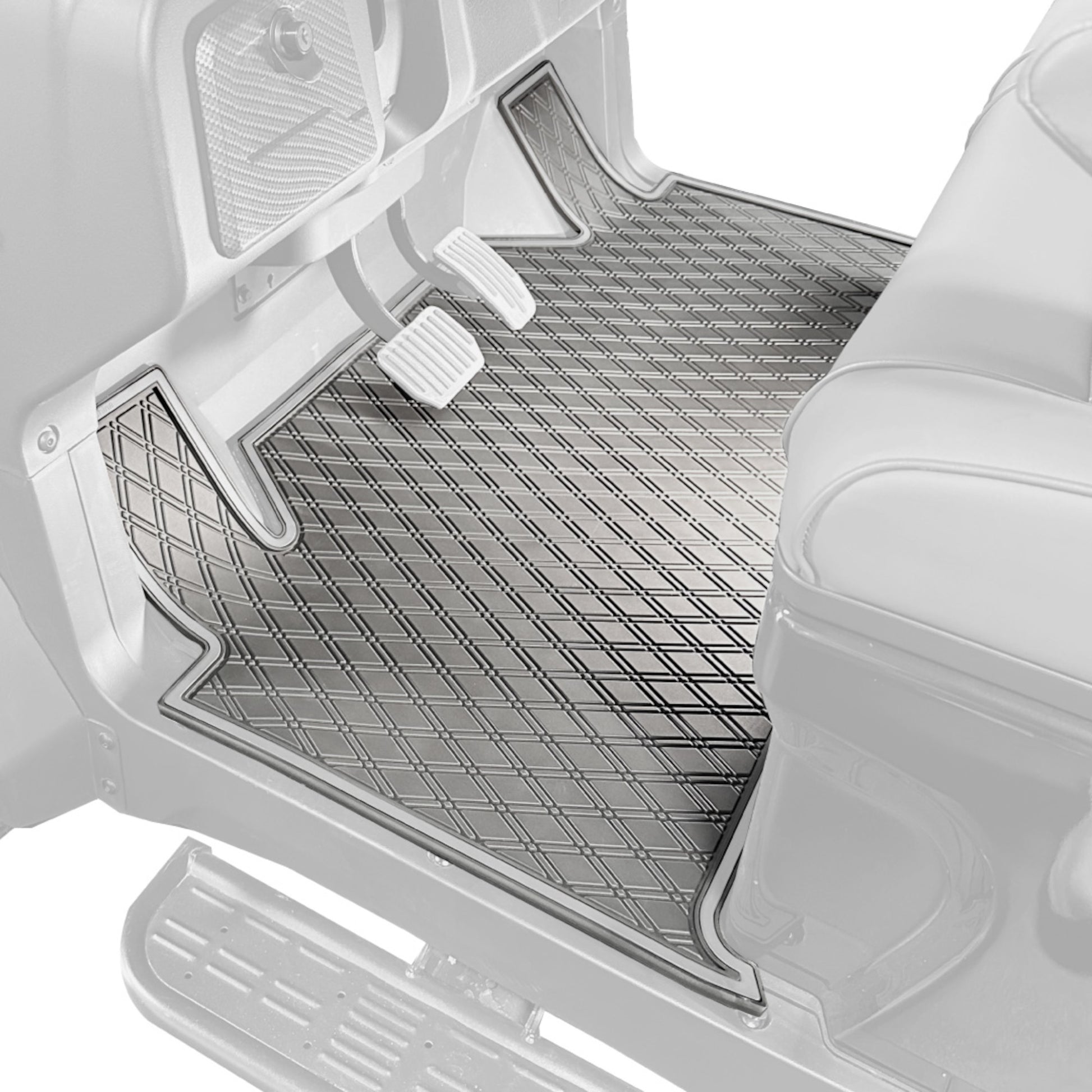 Xtreme Floor Mats for Denago Rover 4F - Black/Gray 2 Piece Set