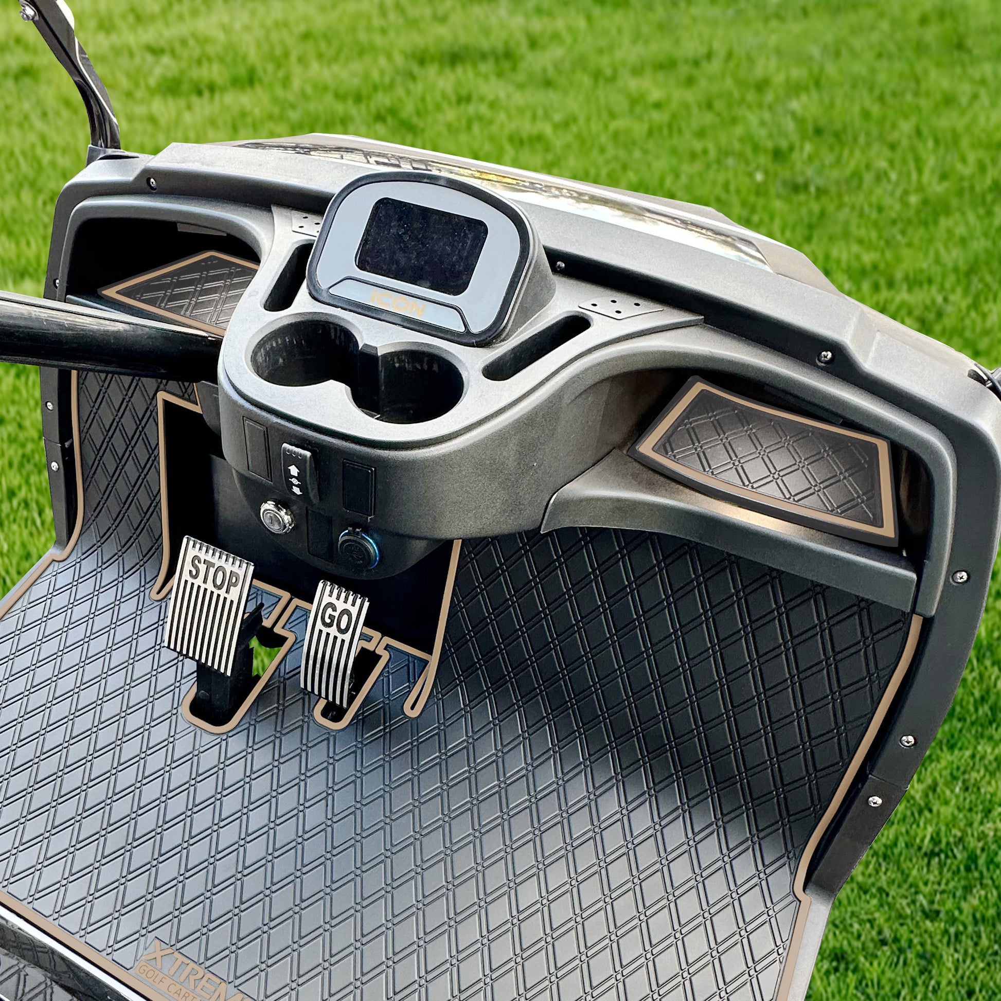 Xtreme Dash Mats for ICON and Advanced EV - Black/White