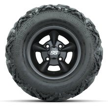 GTW Godfather Matte Gray 10 in Wheels with 20x10-10 Barrage Mud Tires – Full Set