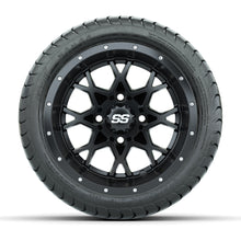 Set of (4) 12 in GTW Vortex Wheels with 215/35-12 GTW Mamba Street Tires