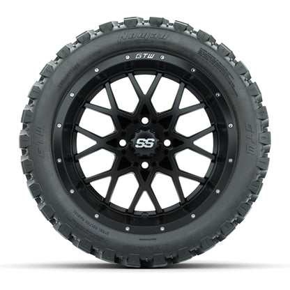 Set of (4) 14 in GTW Vortex Wheels with 23x10-14 GTW Nomad All-Terrain Tires