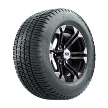 10” GTW Specter Black and Machined Wheels with Fusion Street Tires – Set of 4