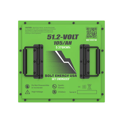 Bolt Energy MadJax X2, X4, X6 51V 105AH Square Heated Professional Battery Kit