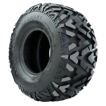 GTW® Volt Gunmetal 12 in Wheels with 25X10-12 Barrage Mud Tires – Full Set