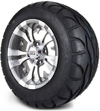 MODZ® 12" Vampire Gunmetal Wheels & Street Tires Combo