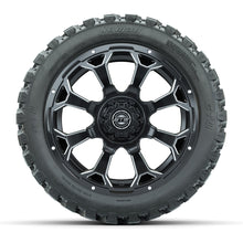 Set of (4) 14 in GTW Raven Wheels with 23x10-14 GTW Nomad All-Terrain Tires