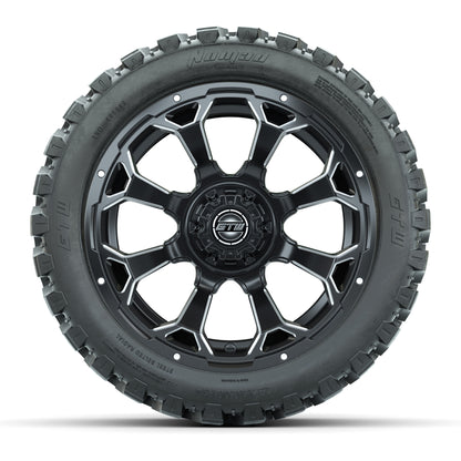 Set of (4) 14 in GTW Raven Wheels with 23x10-14 GTW Nomad All-Terrain Tires
