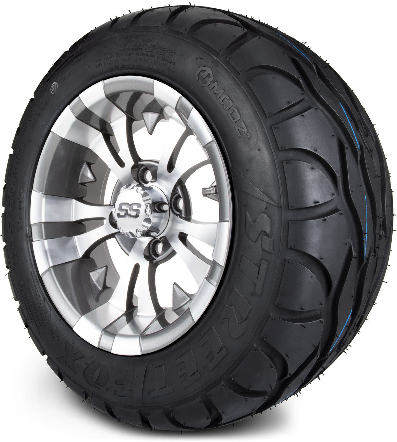 MODZ® 12" Vampire Gunmetal Wheels & Street Tires Combo