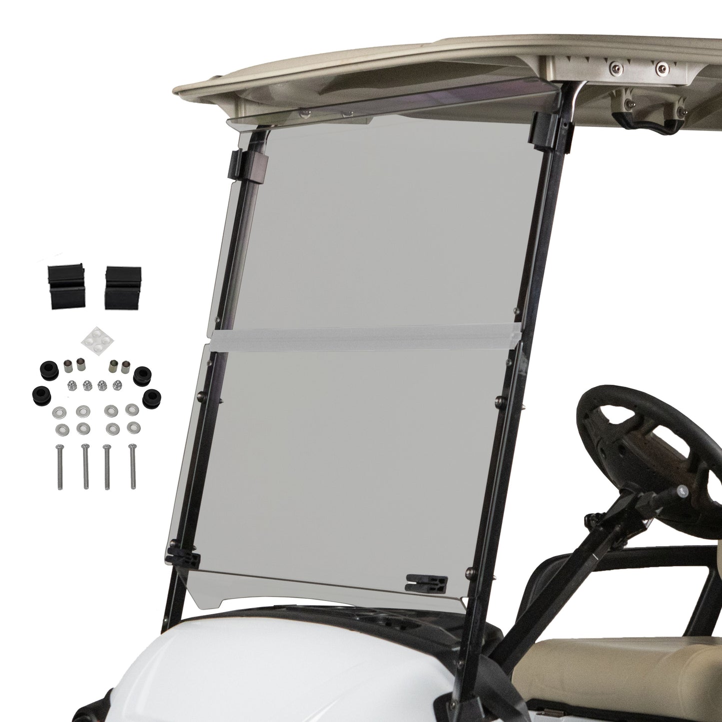 RedDot Yamaha Drive2 Tinted Impact Resistant Folding Windshield (Years 2017-Up)