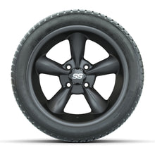 GTW® Godfather Matte Gray 14 in Wheels with 205/30-R14 Fusion Street Tires – Full Set